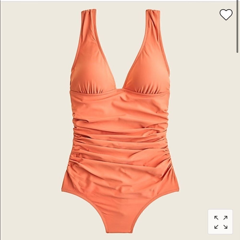 J. Crew Ruched femme one-piece swimsuit Item B6819*